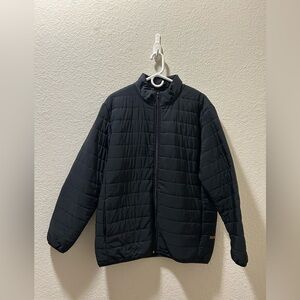 Men's Black Quilted Jacket